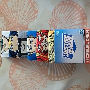 Justice League 6 pr Casual crew socks